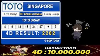 Live Draw Singapore Tercepat Hari Ini